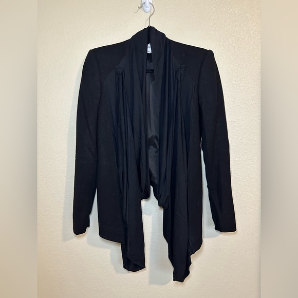 Helmut Lang Open Front Wool Blazer Cardigan - Picture 1 of 7